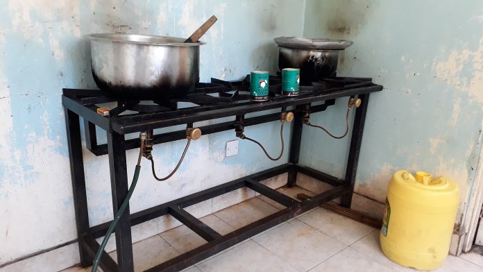 A gas cooker in a Kenyan kitchen (file photo)