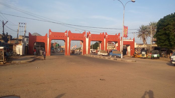 The historic Kofar Mata city gate in Kano, northern Nigeria