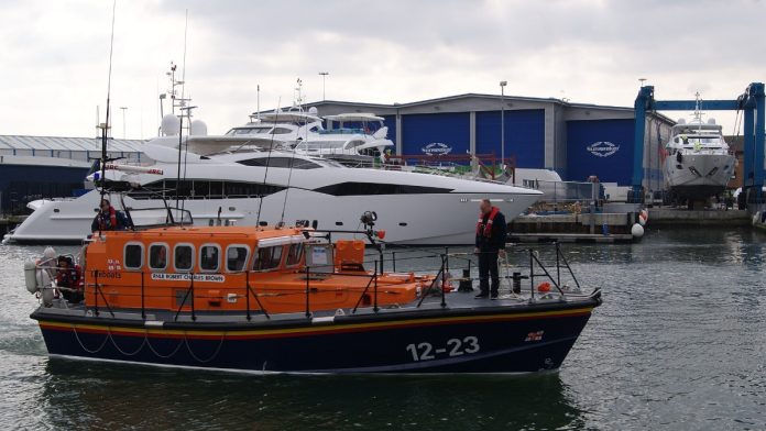 An RNLI lifeboat at its station (file photo)