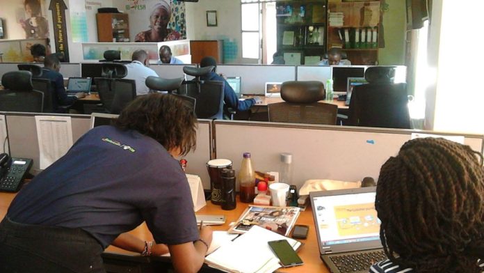 Staff Launch Safaricom HQ1 (file photo)