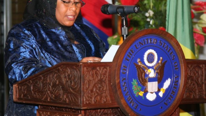 Samia Suluhu Hassan (file photo)