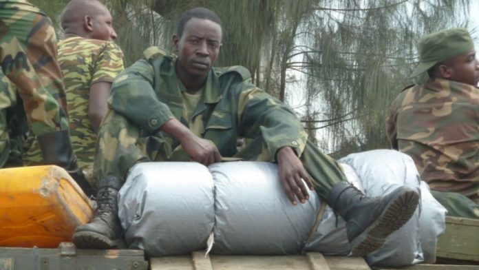 March 23 Movement rebel soldier leaving Goma (file photo)