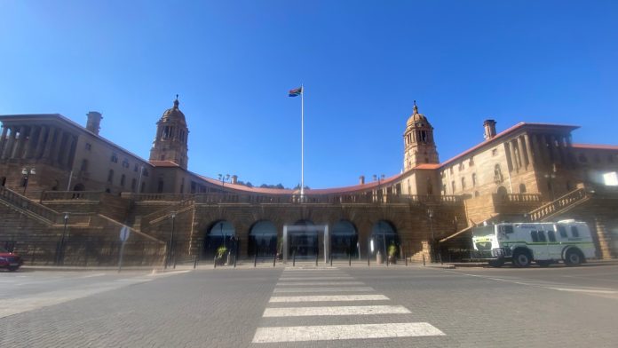 The sandstone Union Buildings in Pretoria, the seat of South Africa’s government