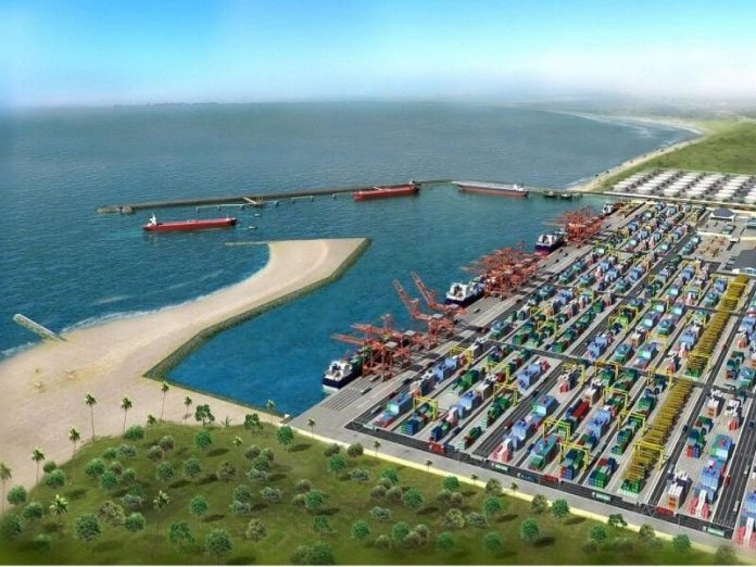 The Lamu port area on Kenya's northern coast