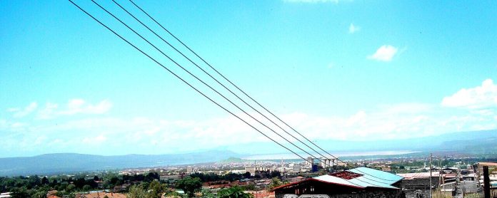 View over Nakuru town