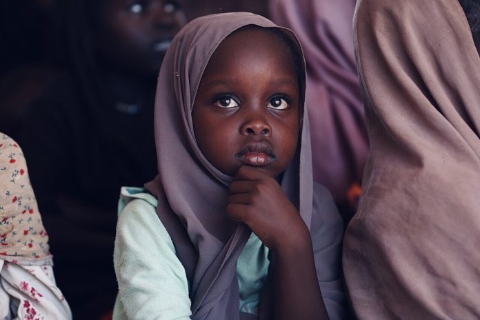 A camp for people displaced from El Fasher, Sudan, in 2025