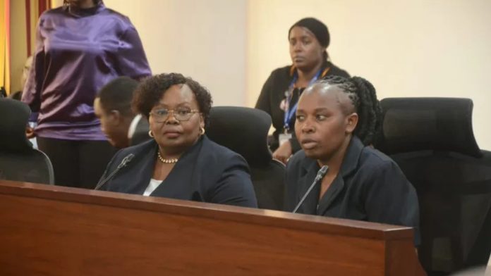 Limuru Girls principal Susan Kariuki before the National Assembly Public Investments Committee on Governance and Education