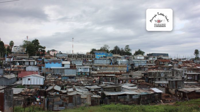 Rooftops across Kibera, Nairobi