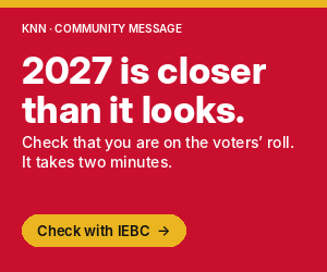 2027 is closer than it looks. Check that you are on the voters’ roll.