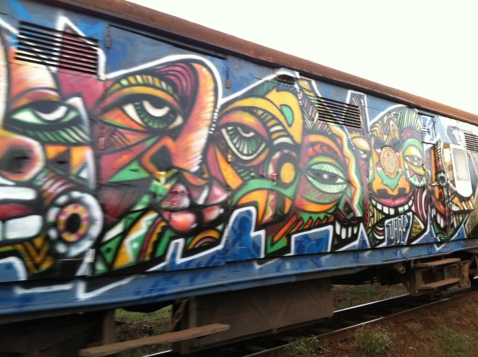 The painted Peace Train